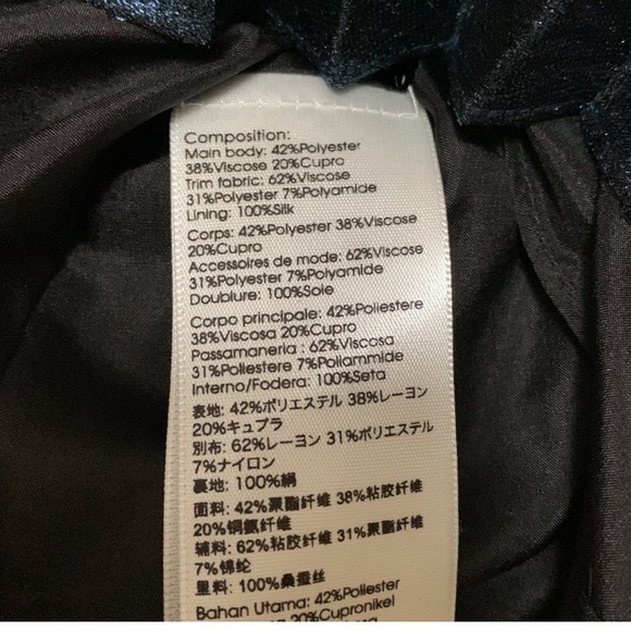 🎲PHILLIP LIM velvet & metallic mini skirt - Picture 14 of 14